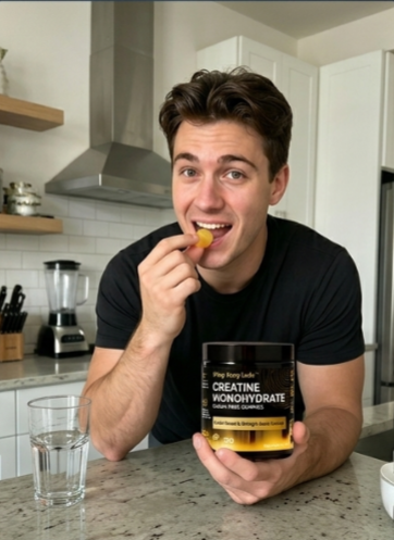 Convenient Creatine Gummies with Good Taste and Easy Daily Use